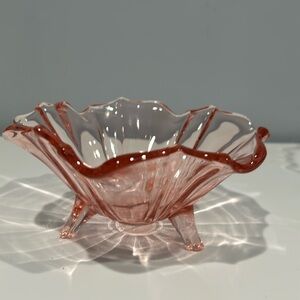Pink Depression candy dish